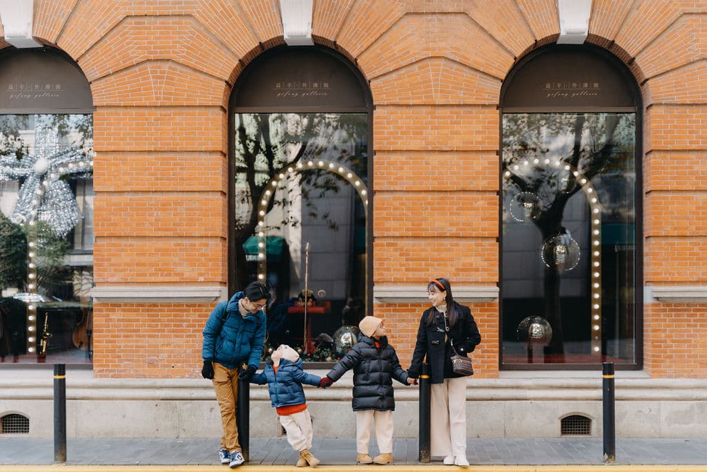 Family • Shanghai • Blue Dark Brick #1